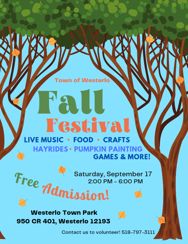 2022 Fall Festival! Town of Westerlo